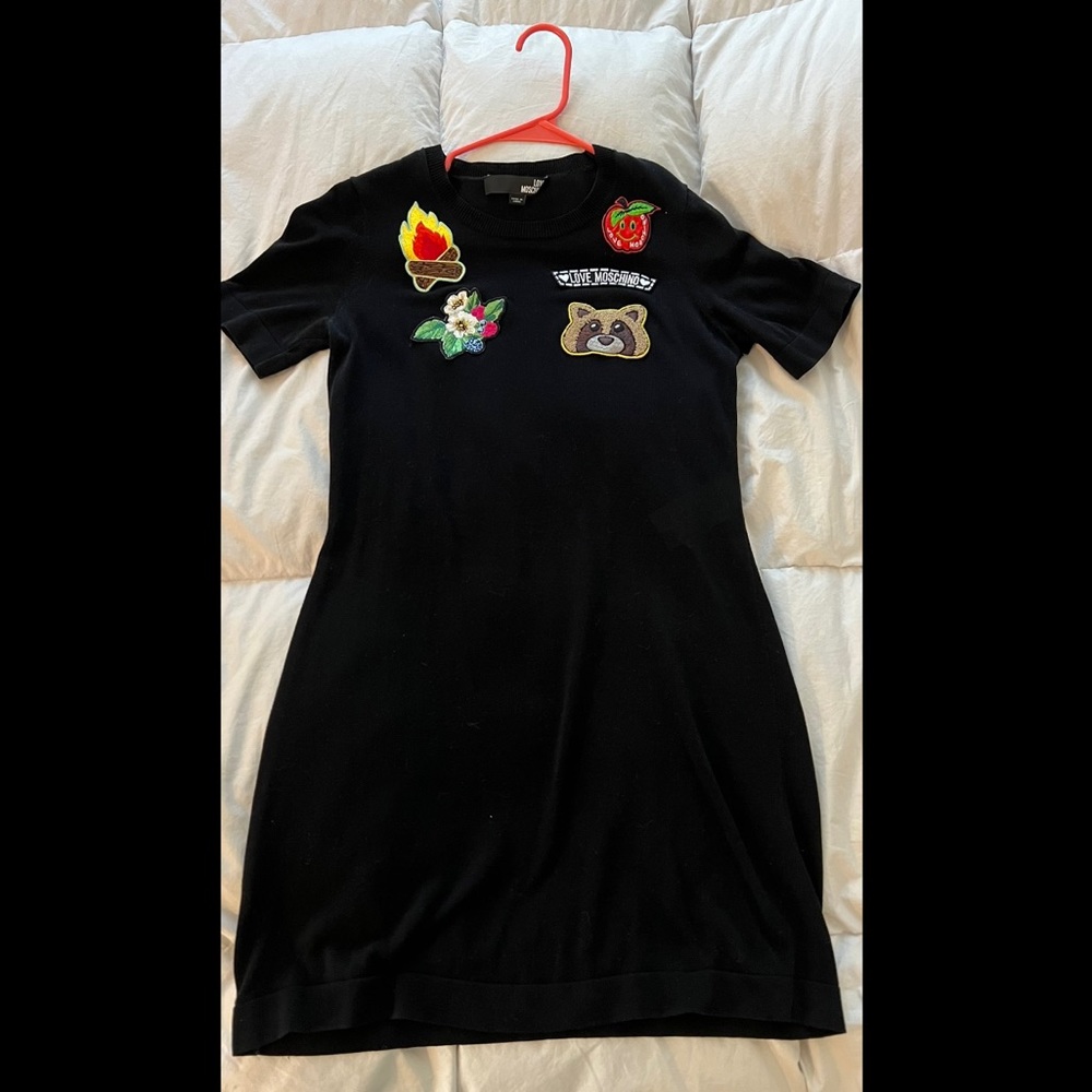 Love Moschino Patch Tshirt Dress